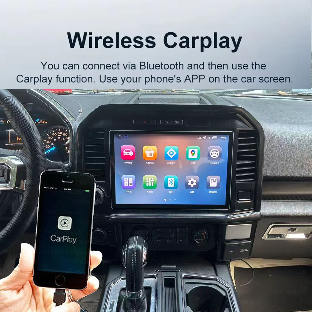 13 Inch Android Multimedia For Ford F150 2015~2020 GPS Navigation Video Stereo Receiver Smart HD Screen Carplay IPS Head Unit