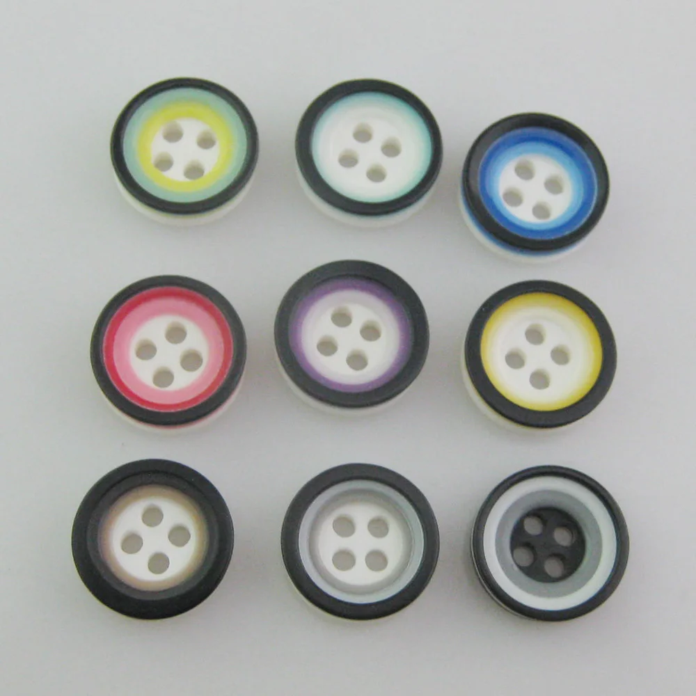 NBNNLW 4 Holes Shirt Buttons 50Pcs 1/2\