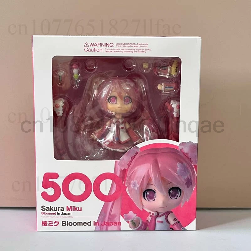 初音ミク-pvcアニメアクションフィギュアピンクミク漫画人形可動関節モデル子供向けギフト玩具バージョン500-2015