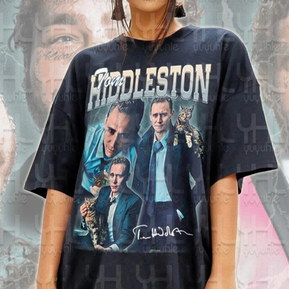 Tom Hiddleston Shirt Tom Hiddleston Printed Graphic Tee Loki Fan Shirt RAP Hip hop T shirt Tom Hiddleston Tshirt Vintage shirt