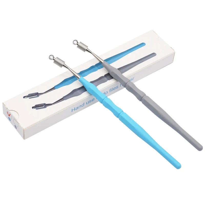 

1PC Dental Root Canal File Handle 2 Sizes Used For Root Canal Treatment Can Be Sterilized Under High Pressure Dental Tool