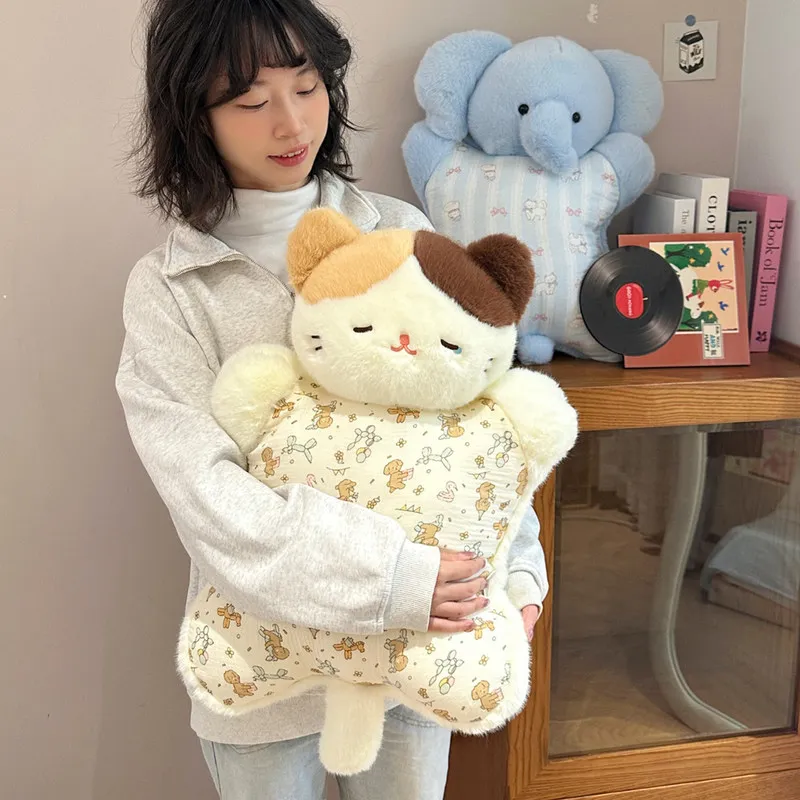 Kleine schapen zitzak pop kussen, zegel olifant knuffel pop, meisje slaapkussen, stress verlichten, rustgevende pop