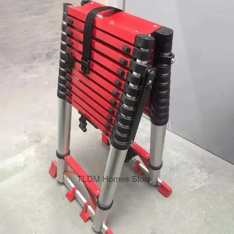 

Складные лестницы, многофункциональные подъемные стремянки, домашняя телескопическая лестница «елочка», портативная инженерная лестница из алюминиевого сплава 사다리