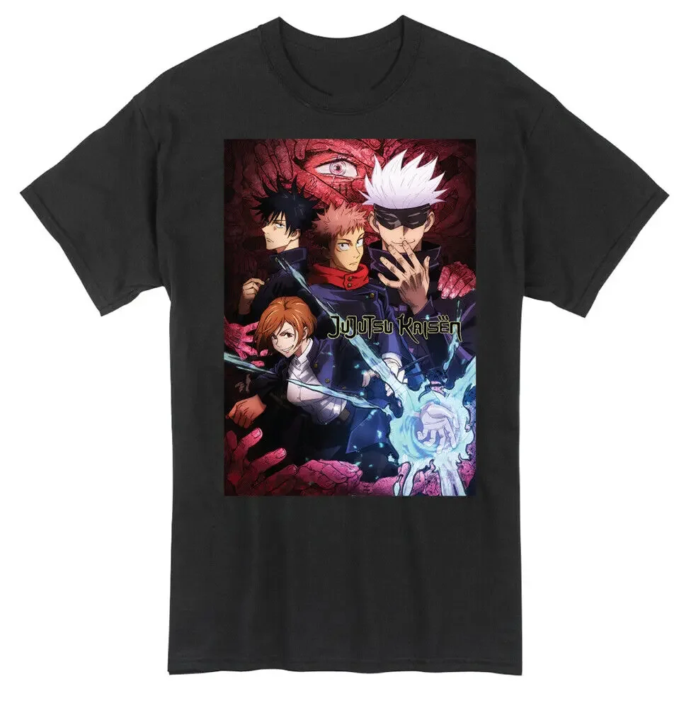 *Legit* Jujutsu Kaisen Itadori Gojo Group Unisex Official Anime T-Shirt #411535