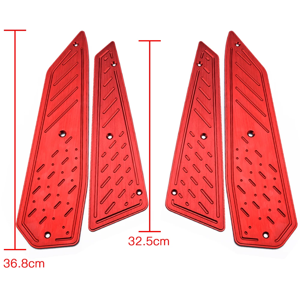 ليديشون-أطقم دواسة القدم للدراجات النارية ، مساند قدم خطوة للقدمين ، مسند للقدمين من الفولاذ المقاوم للصدأ لـ SYM cruiser isym300 #4