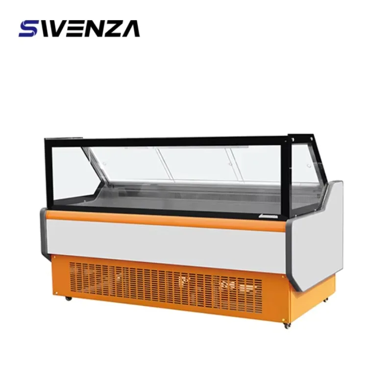 Supermarket Deli Counter Refrigerator Fresh Meat & Cooked Food Display Chiller
