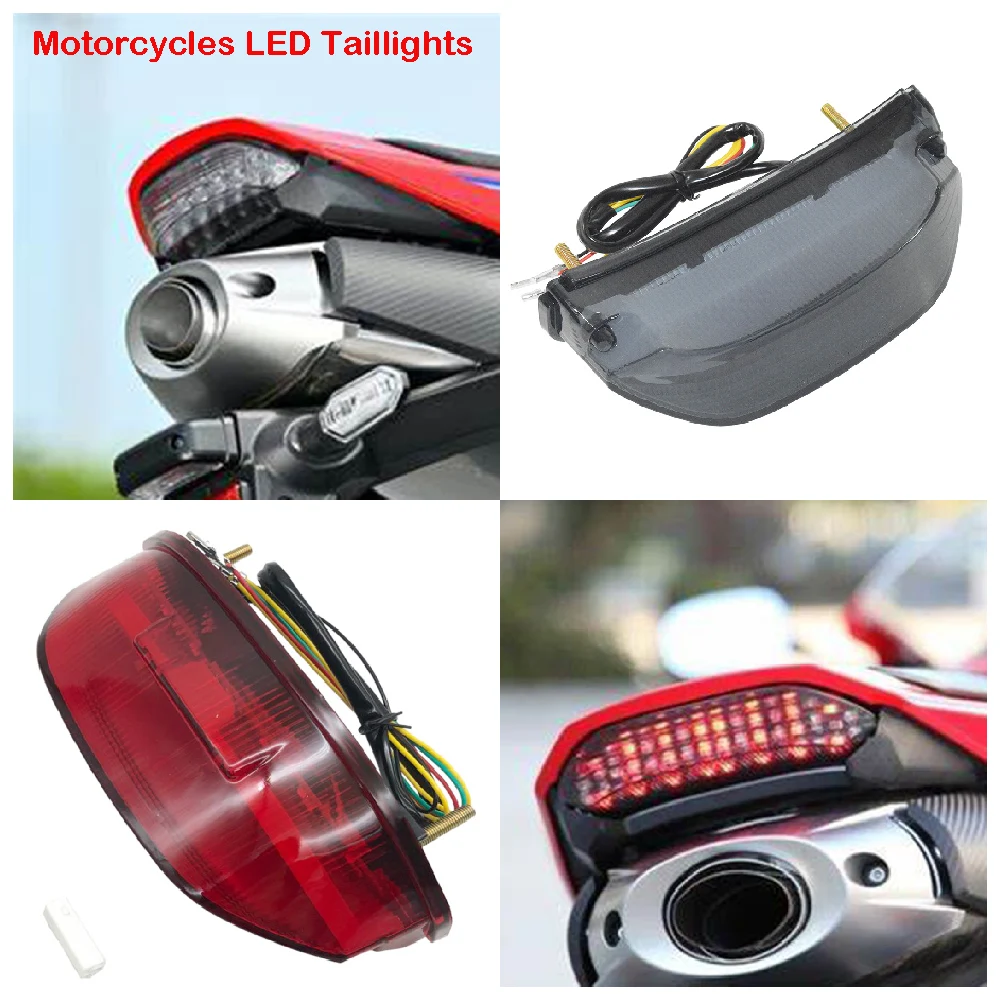 

Fits for Honda CBR600RR CBR 600RR F5 ABS 2021 2022 2023 2024 Motorcycle Taillight Rear Brake Turn Signal Integrated Tail Light