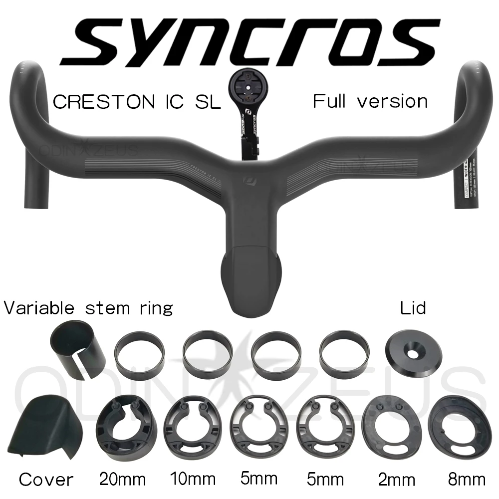 Road Bicycle Handlebar Customized SYNCROS Creston 1:1 Integrated Cables for Mechanical and Electronic Equipment iC Cockpit