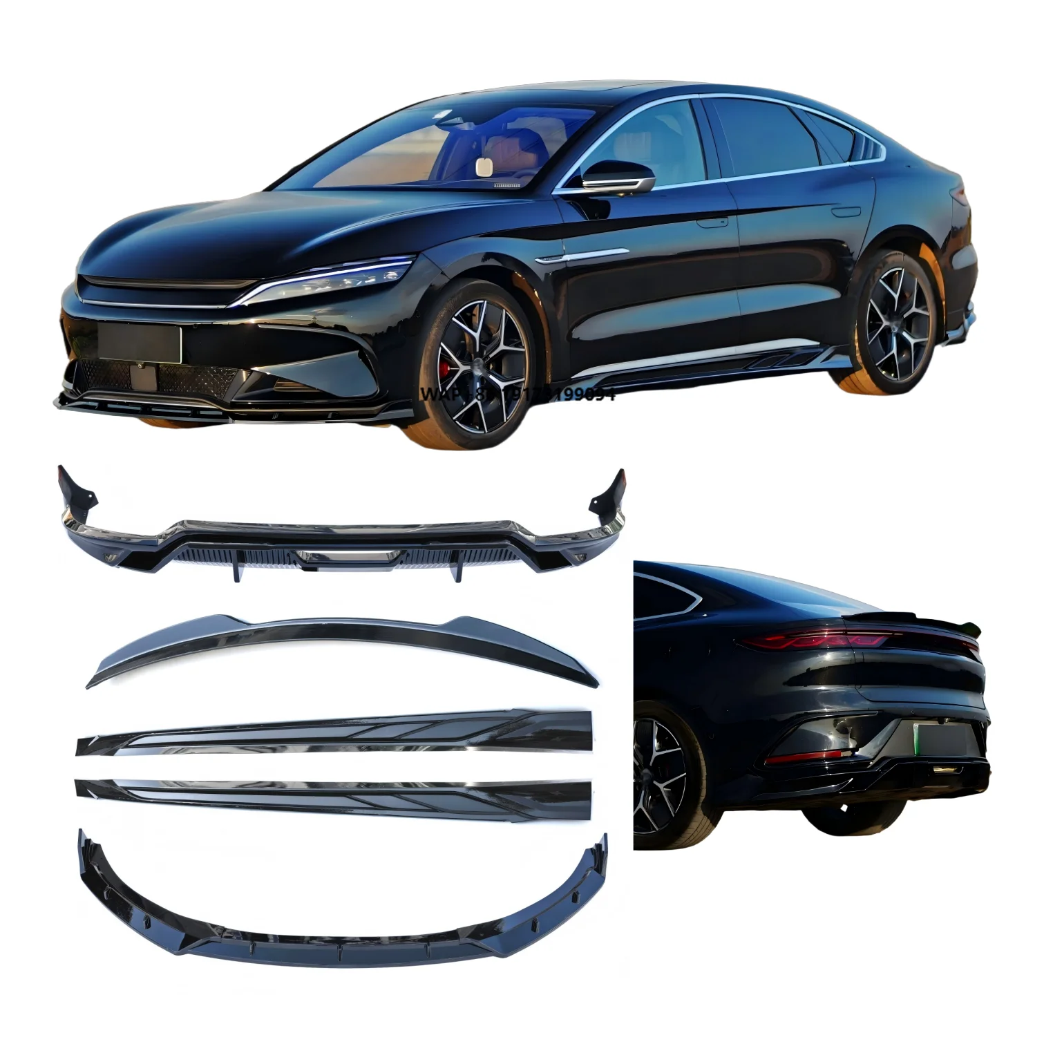

High-quality Bodykit for HAN EV Front and Rear Bumper Factory Wholesale Spoiler Side Skirts Front Lip Car Accessories