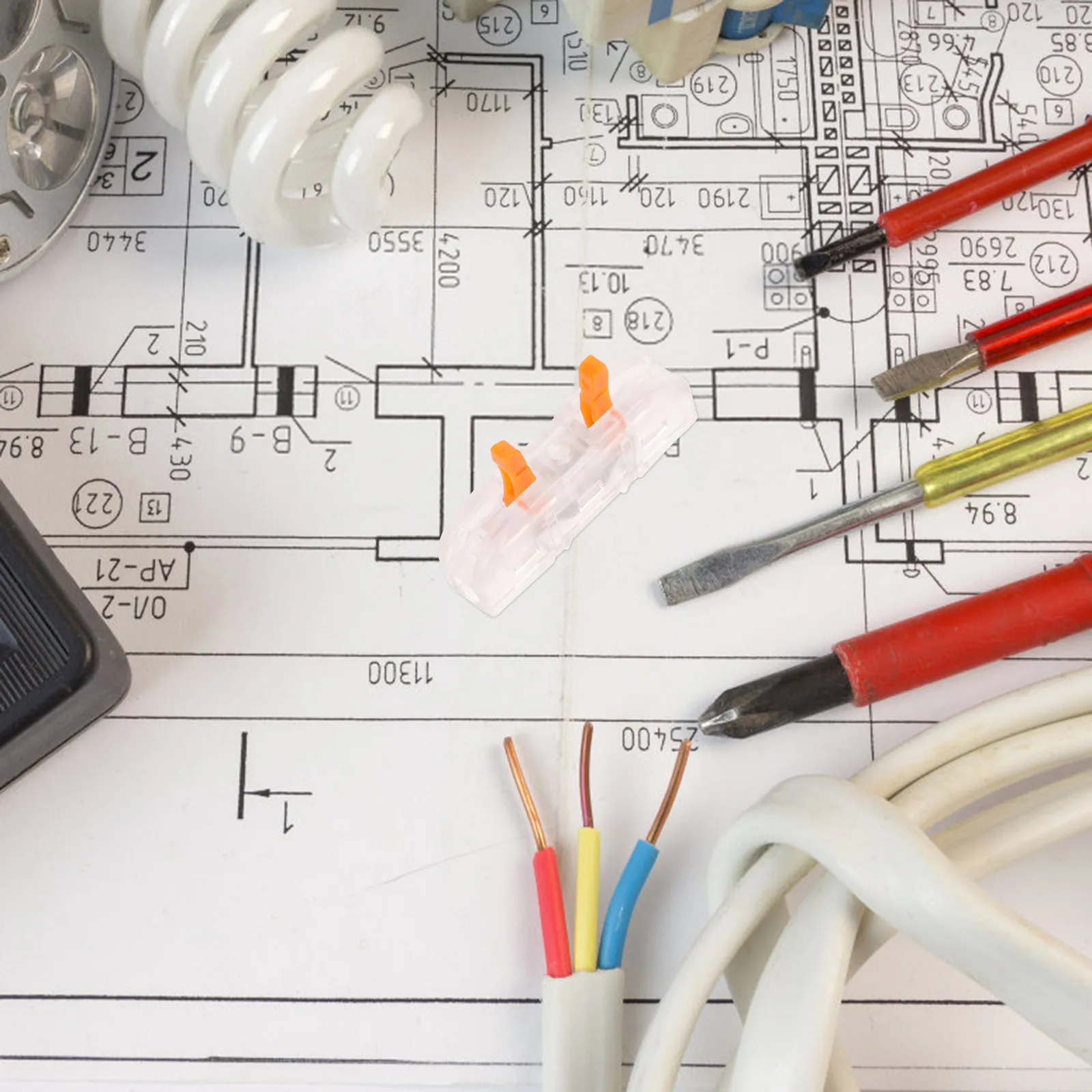 10 stuks elektrische connectorhendel draadconnectoren drukbestendig verouderingsbestendig draadterminalconnectoren voor klein