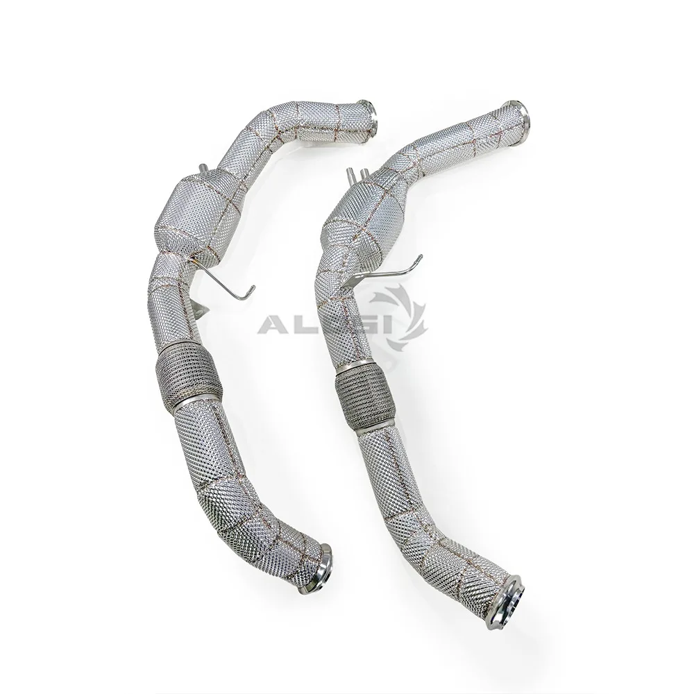 مناسبة لبورشه باناميرا 2.9T 976 2021-2023 مع الأنبوب الأمامي الحفاز غير المضيء