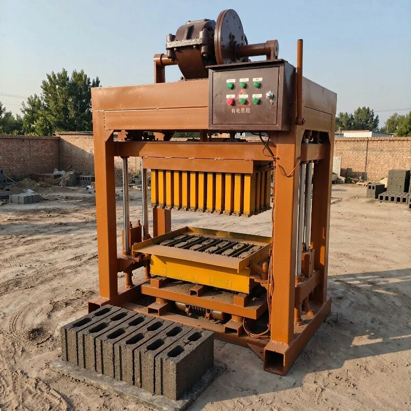 Semi Automatic Cement Block Machine Factory Direct Stable Working Performance for Commercial Masonry Supply Production