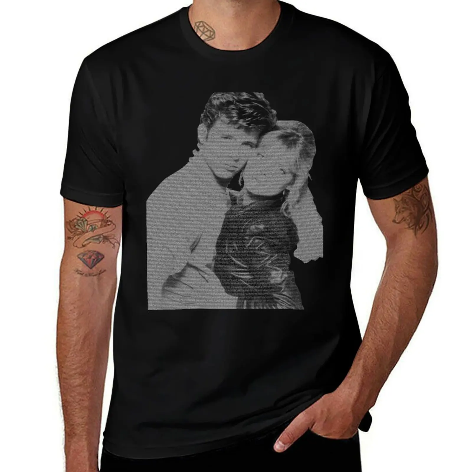 Full Grease2 Movie Script Michael & Stephanie T-Shirt Classic Graphic Short Sleeve Top T-Shirt