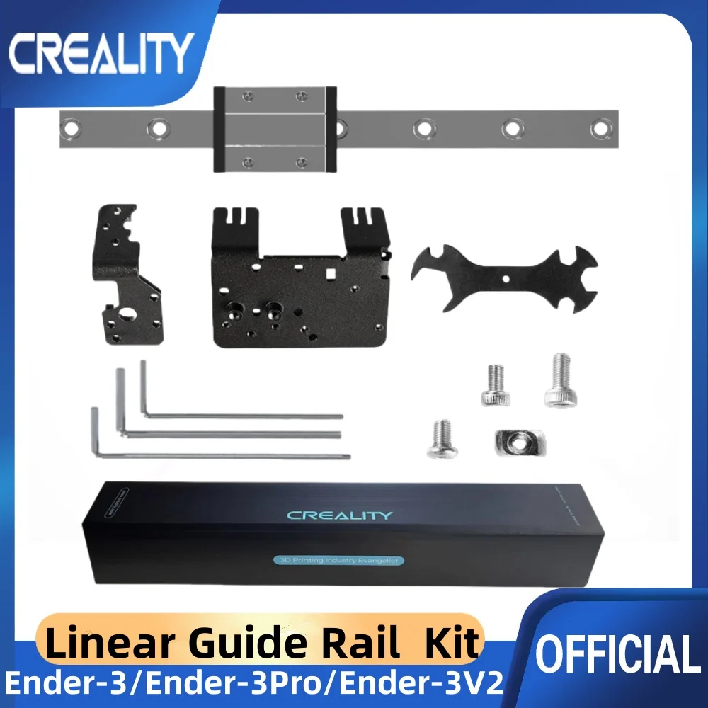 Creality Ender 3 X-axis MGN12C Linear Rail Guide Kit with Fix Plate Mount Bracket Support Sprite Pro Kit for Ender-3/3 Pro /3 V2