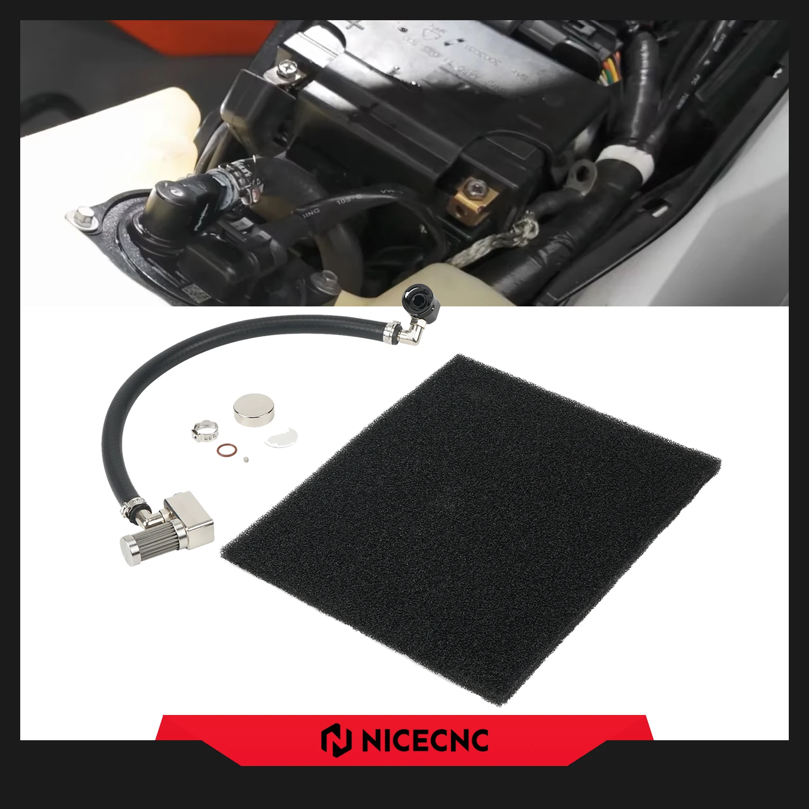 

Fuel Tank Extension Tube Fuel Transfer Kit For GasGas EC300 2026 2025 2024 EX EC MC 125 250 300 250F 350F 450F ES 350 500 EW500F