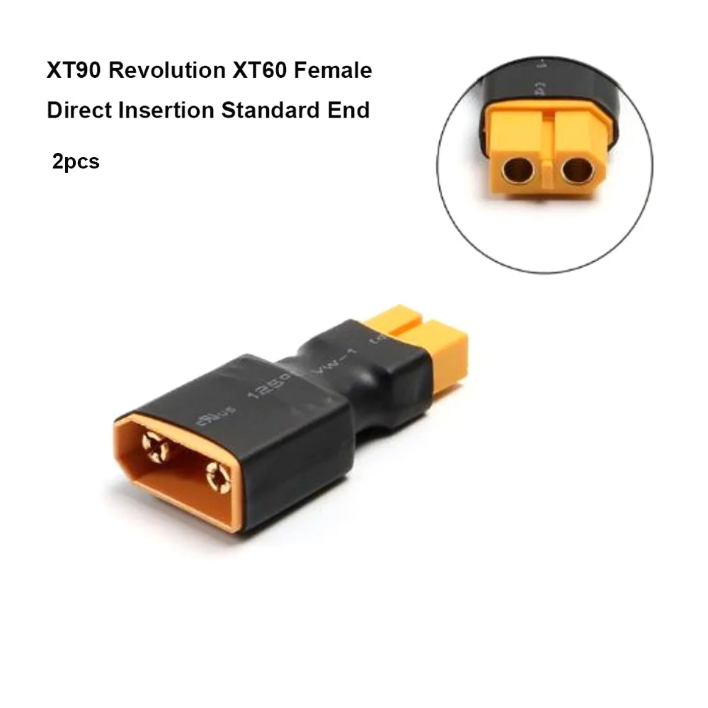 

Многофункциональный адаптер XT60 к T Plug, модель XT90 EC3 14AWG, вращающийся пластик для аккумулятора самолета, 2 шт.