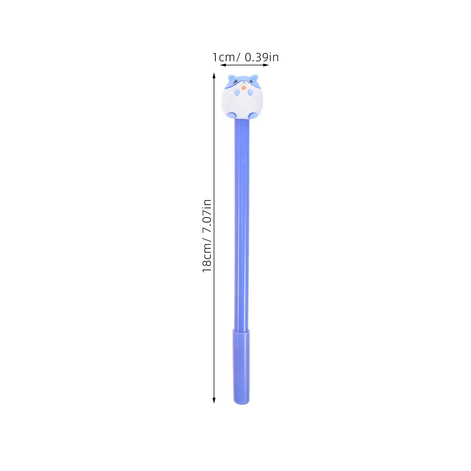 12 Stück kreative neutrale Stifte, Hamster-Stift-Abdeckungs-Design, glatte Gelstifte, komfortables Schreiben für Studenten, Büro, Schreibwaren, Geschenke