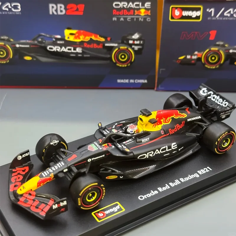 متوفر في المخزون Bburago 1:43 مقياس 2025 F1 سلسلة نماذج مصغرة-Llerc Rb21 Verstappen Mcl39 W16 ألعاب مخصصة من سبيكة لهواة الجمع #5