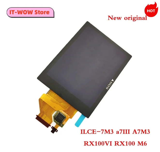 

New Original LCD Display Screen for Sony ILCE-7M3 a7III A7M3 RX100VI RX100 M6 VI digital camera repair part with Touch+backlight