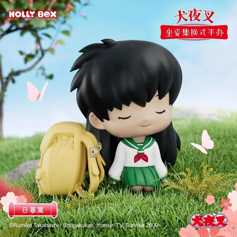Genuino set da seduta Inuyasha spogliatoio fatto a mano modello di scatola cieca ornamenti regali circostante platycodon grandiflorum Ge Wei