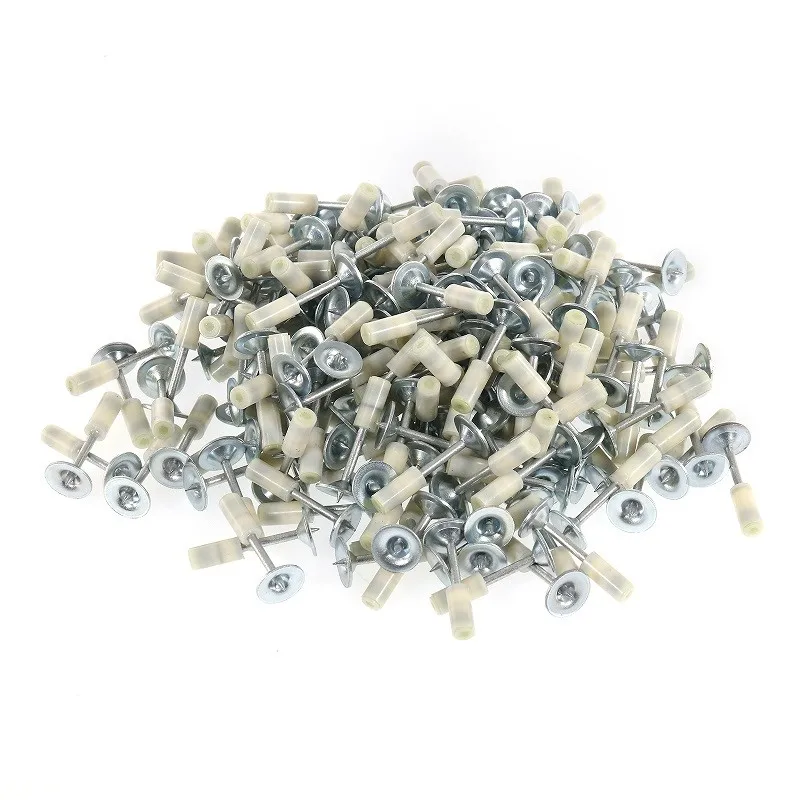 100PCS/200PCS 25mm/32mm/42mm Round Nail Manual Fire Round Nail Gun Fixed Peg Ceiling Artifact Diameter 7.3mm For Mini Nail Gun