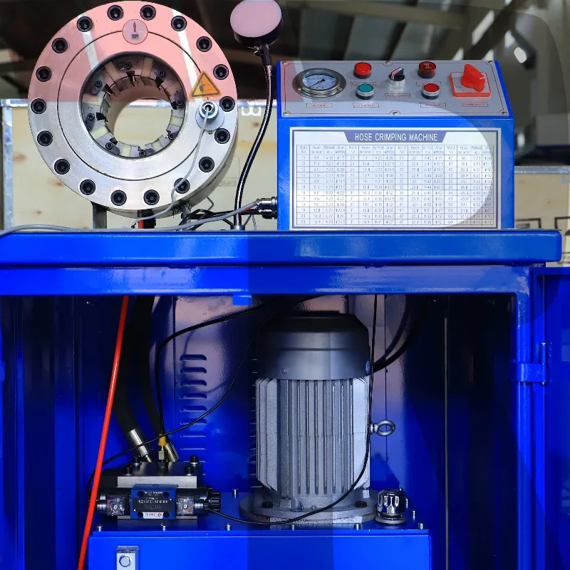 

Новый 2-дюймовый гидравлический пресс для обжима резиновых шлангов для производственных предприятий с надежным моторным приводом