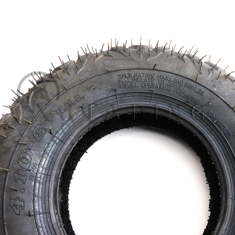 6 inch vacuum Tyre Front 4.10-6 Rear 13x5.00-6 Tubeless tire For 47cc 49cc Mini Moto ATV Go Kart Quad Bike Lawn mower snow plow - view 5