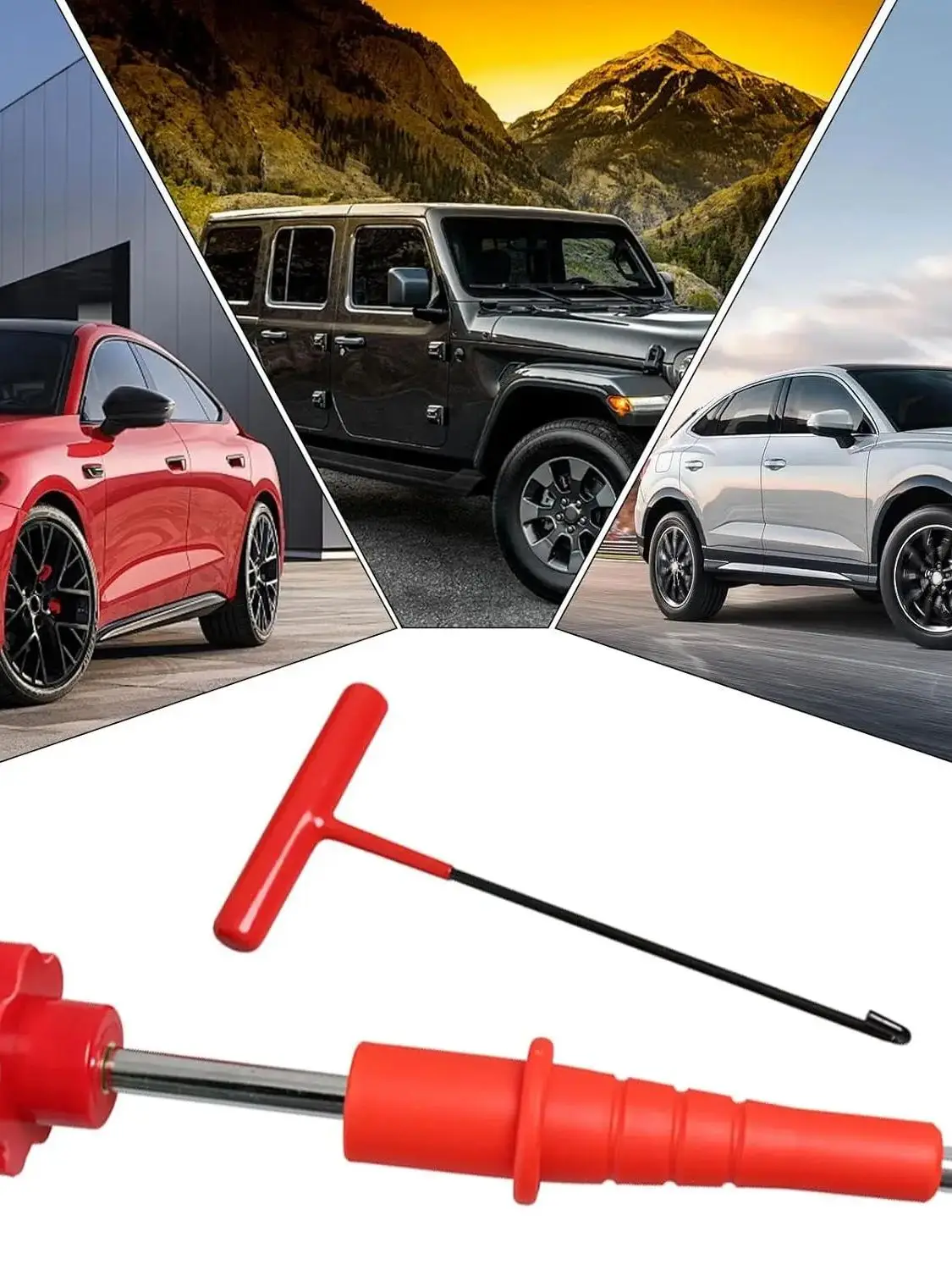 AliExpress NONE Tire Valve Stem Removal and Installation Tool Set 3pcs Alloy Non Slip Valve Core Repair Kit for Car Motorcycle Bike ATV