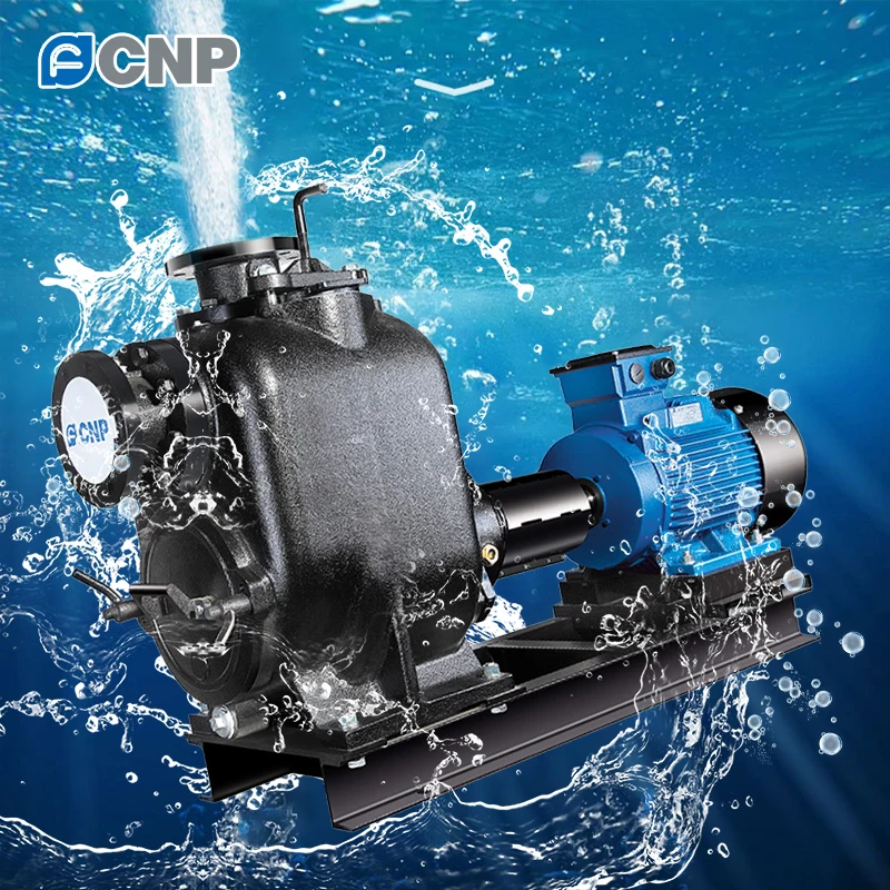 For ZW Series Low Pressure Iron Non-clogging Self-priming Sewage Pump Direct Connection for Textile Dyes River Pond Farming