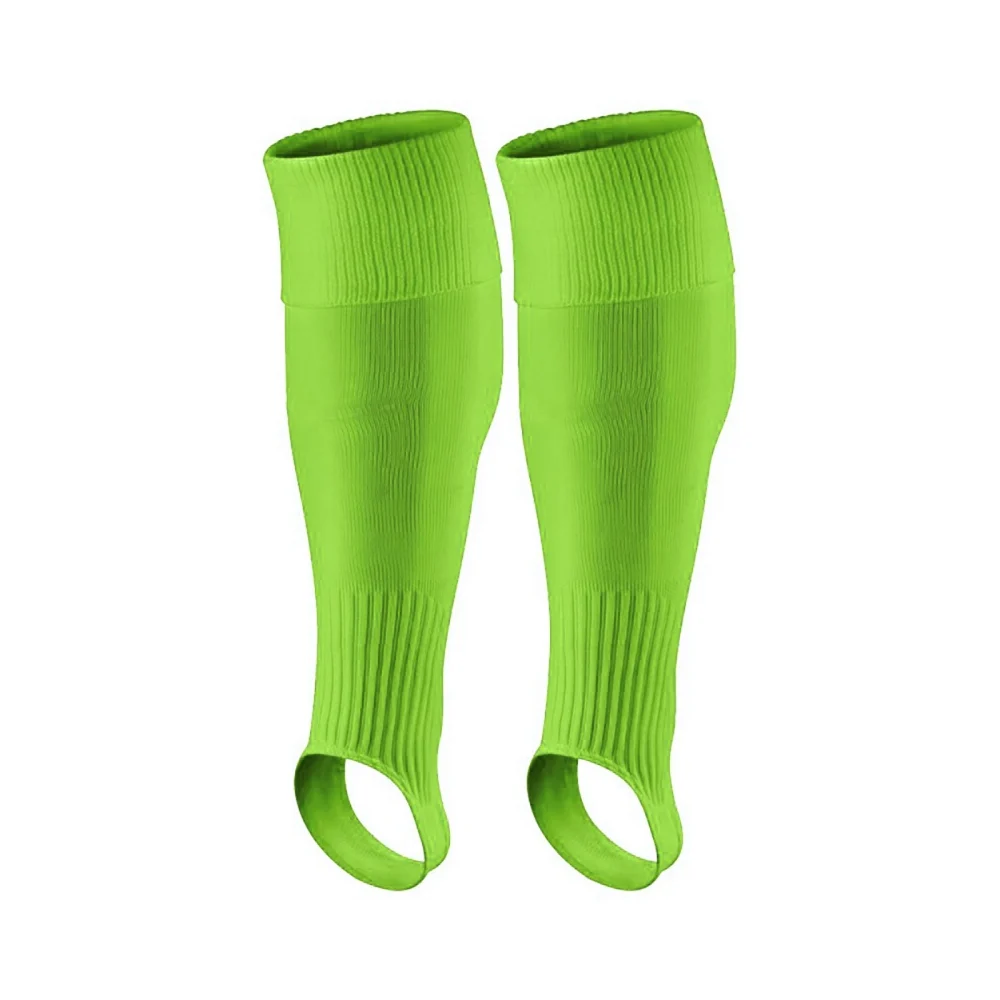 Chaussettes d\'entraînement coordonnantes pour hommes, chaussettes de sport d\'équipe, chaussettes de football à étrier, respirantes, douces, hauteur