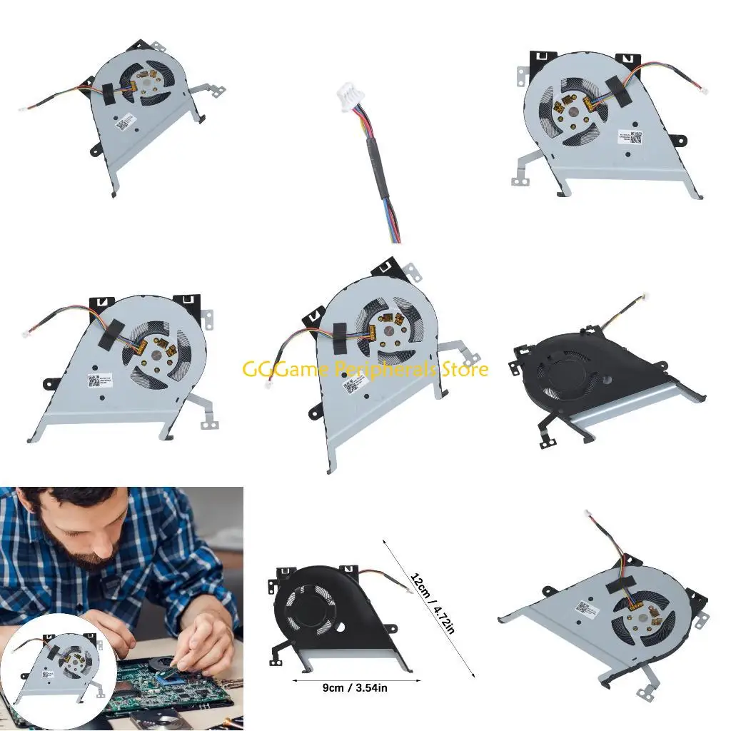 

U55B Proper Crafted Cooling Fan Heatsink For Laptop S530 Models Stable Procedure Maintenance Friendly Construction