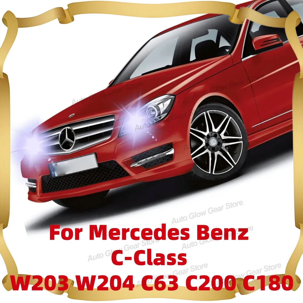2Pcs T10 W5W 168 194 Car LED Clearance Parking Lights For Mercedes Benz C-Class W203 W204 C63 C200 C180 Canbus No Error