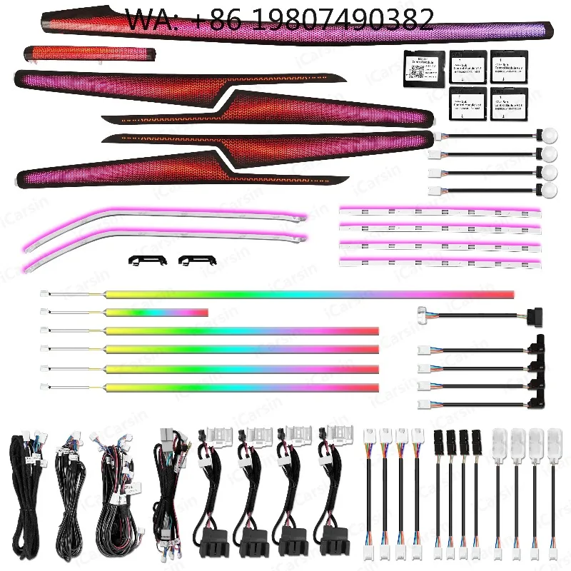 Upgrade Short-wheelbase Version LED Interior Ambient Light 2018-2024 Model Atmosphere Strip Auto Accessories