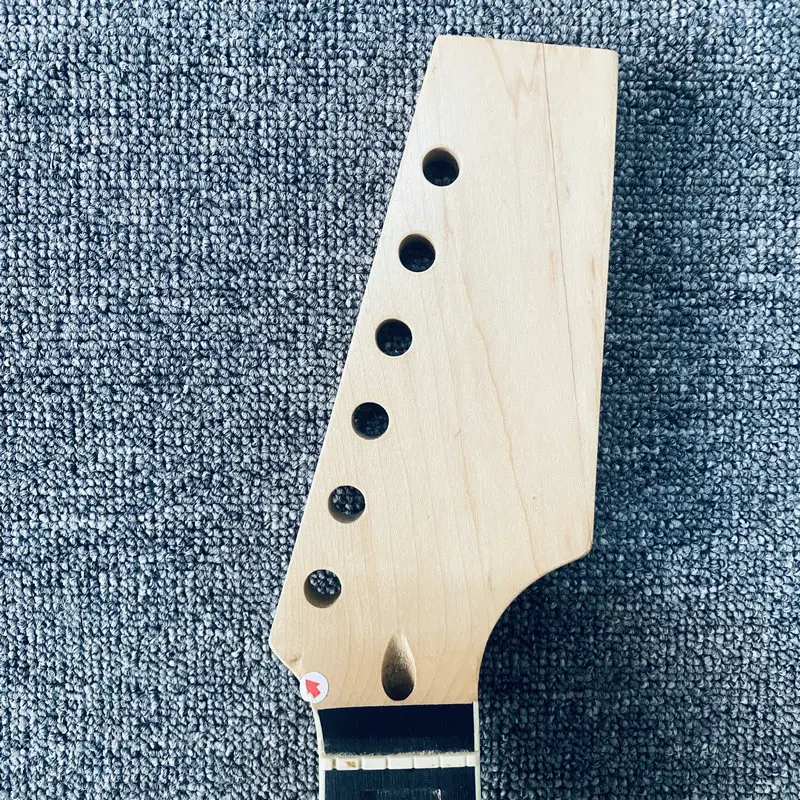 FN981 Custom Order 6 String Electric Guitar Neck First Inlay Missed 21 Frets Surface Damages Dirty Unfinished for Replace DIY