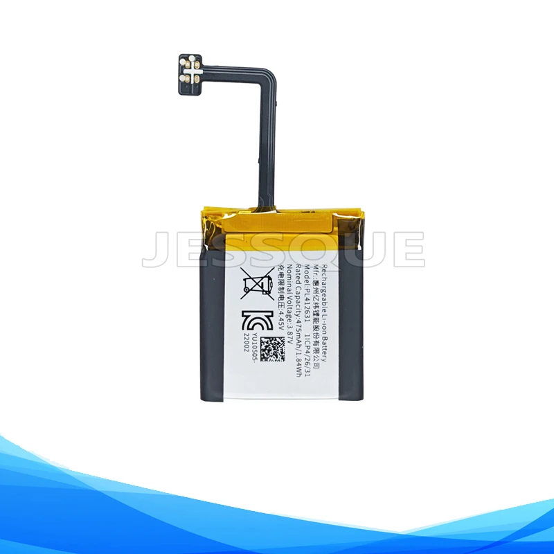 Original Replaces 475mAh PL412631 Battery For Huami AMAZFIT GTR 4 A2165 A2166 Smart Watch