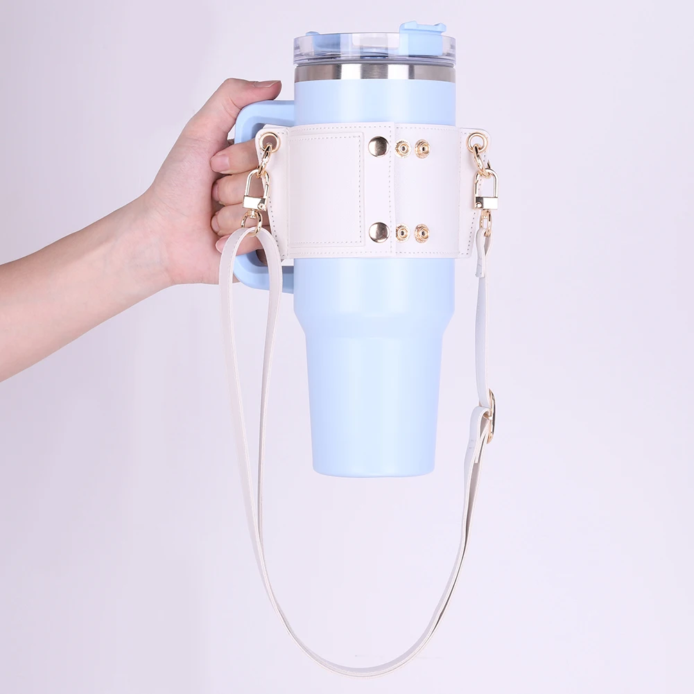 حامل زجاجة المياه، حامل زجاجة المياه، حقيبة حبال زجاجة المياه، حامل حبال الزجاجة متوافق مع كوب ستانلي 30 أونصة و40 أونصة #4