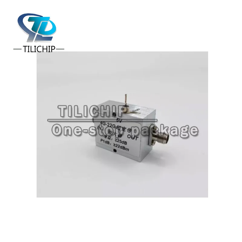 4G-22G مكبر كهربائي عالي الكسب G≥25dB P1dB≥22dBm مضخم طاقة RF