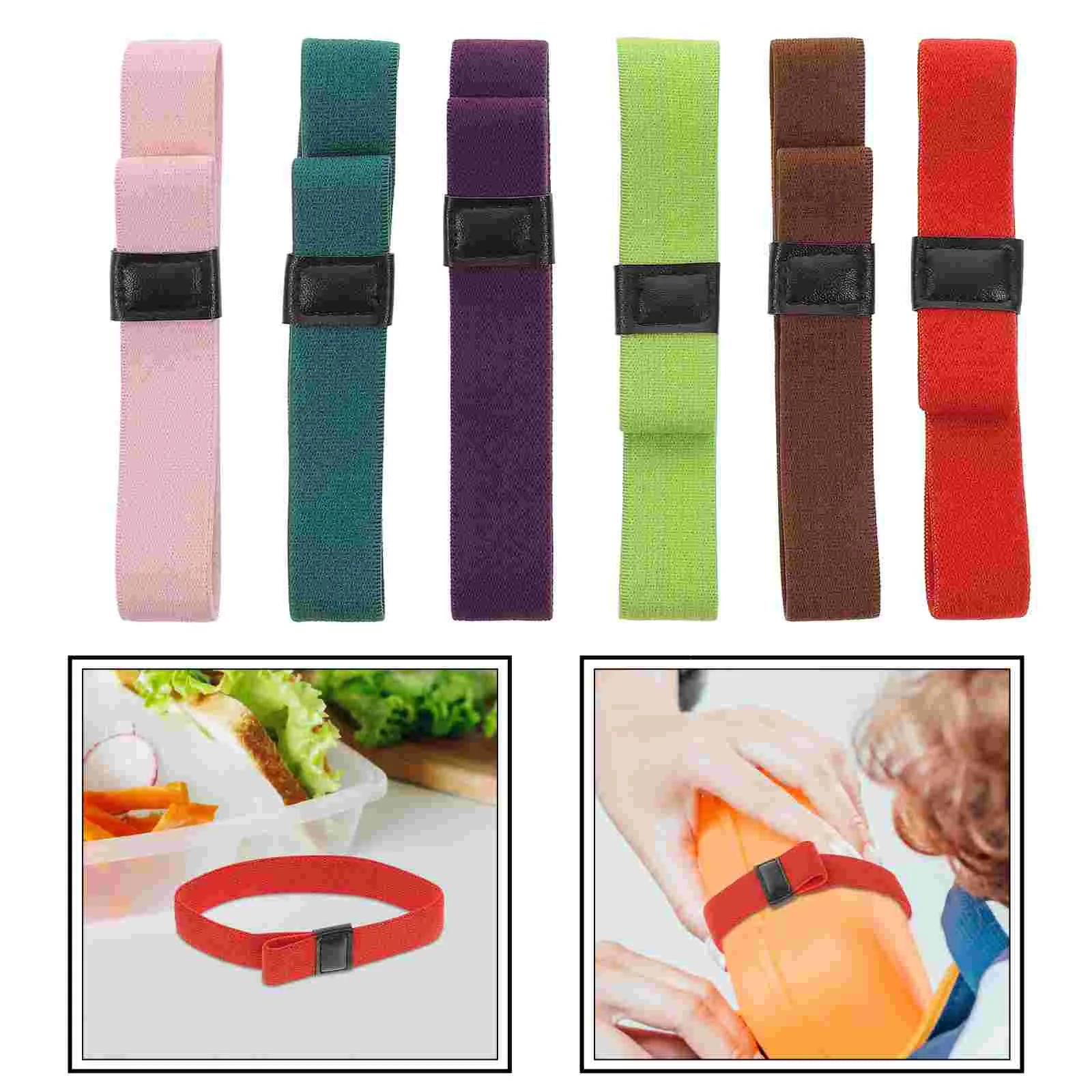 6 Pcs Strap FOOD Container Straps Creative Fixing Elastic Premium Warming Tray