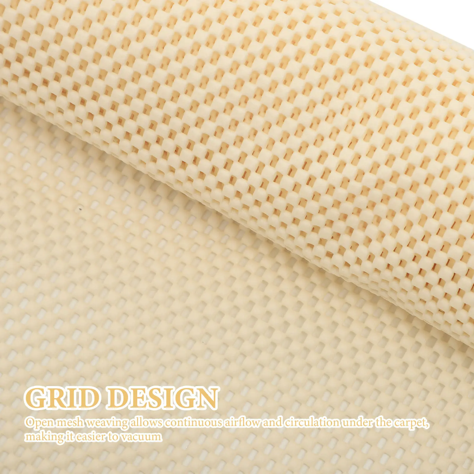 

Silicone Non-Slip Pad Thick Home Sofa Cushion Grip Mat For Rug Carpet Floor Anti-Slip Rubber Underlay Gripper