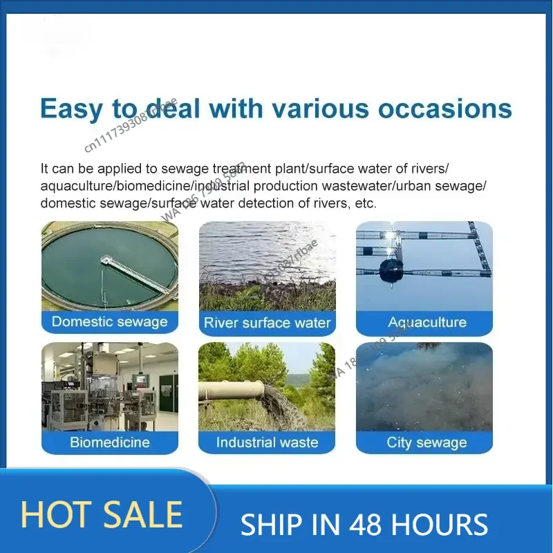 Online Breeding Water Quality Cod Detector Aqueous Solution Cod Analyzer Real-time Self-cleaning Bod Monitor