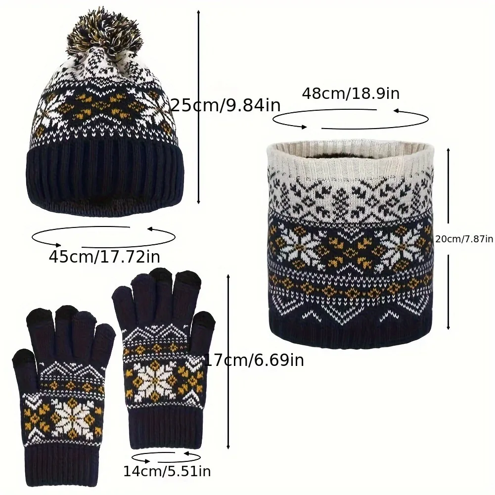 مجموعة وشاح قفازات قبعة شتوية للأطفال من YANBIGUO، قبعات صغيرة للفتيات والأولاد مع مجموعة قفازات لتدفئة الرقبة للأطفال مبطنة بالصوف #2