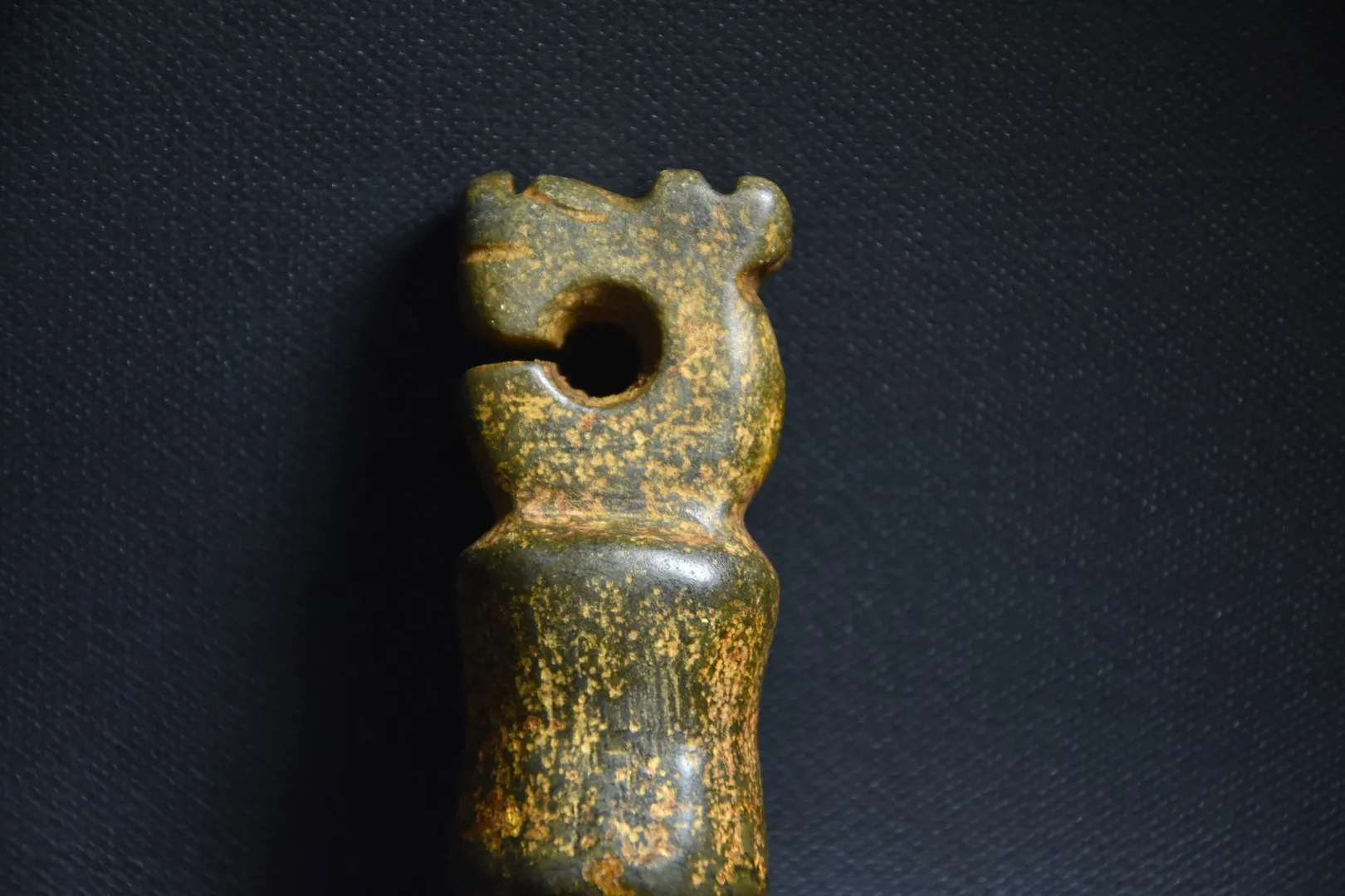 Hongshan culture meteorite artifact jade pig dragon seven star pendant