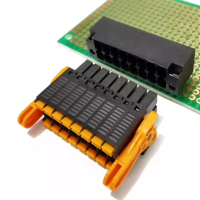 5Sets KF2EDGKSG/15EDGKNHG-3.5mm Double Layer Spring Plug-in Terminal Blocks with Wings 2x2p 2x3p