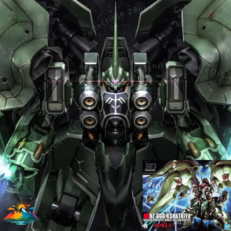 

【IN STOCK】Bandai HG 1/144 NZ-666 Kshatriya Model Kit, Gundam Unicorn Assembly Figure with Original Box