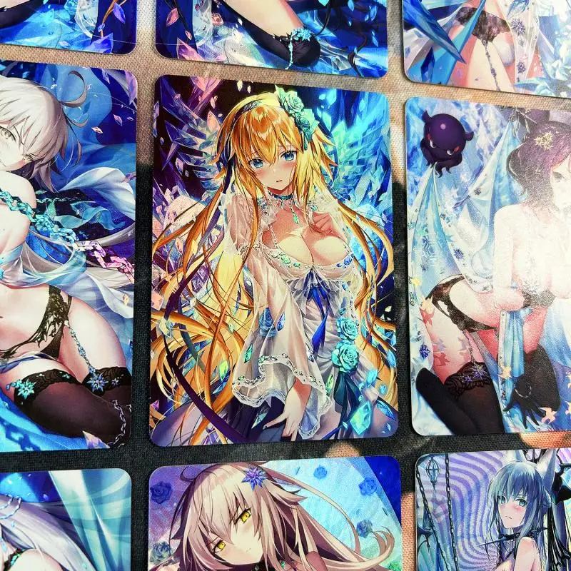 9 unids/set FGO Fate/Grand Order 05 Kousaki DIY tarjeta Flash de Color hecha a mano juego de Anime tarjeta de colección juguete de regalo