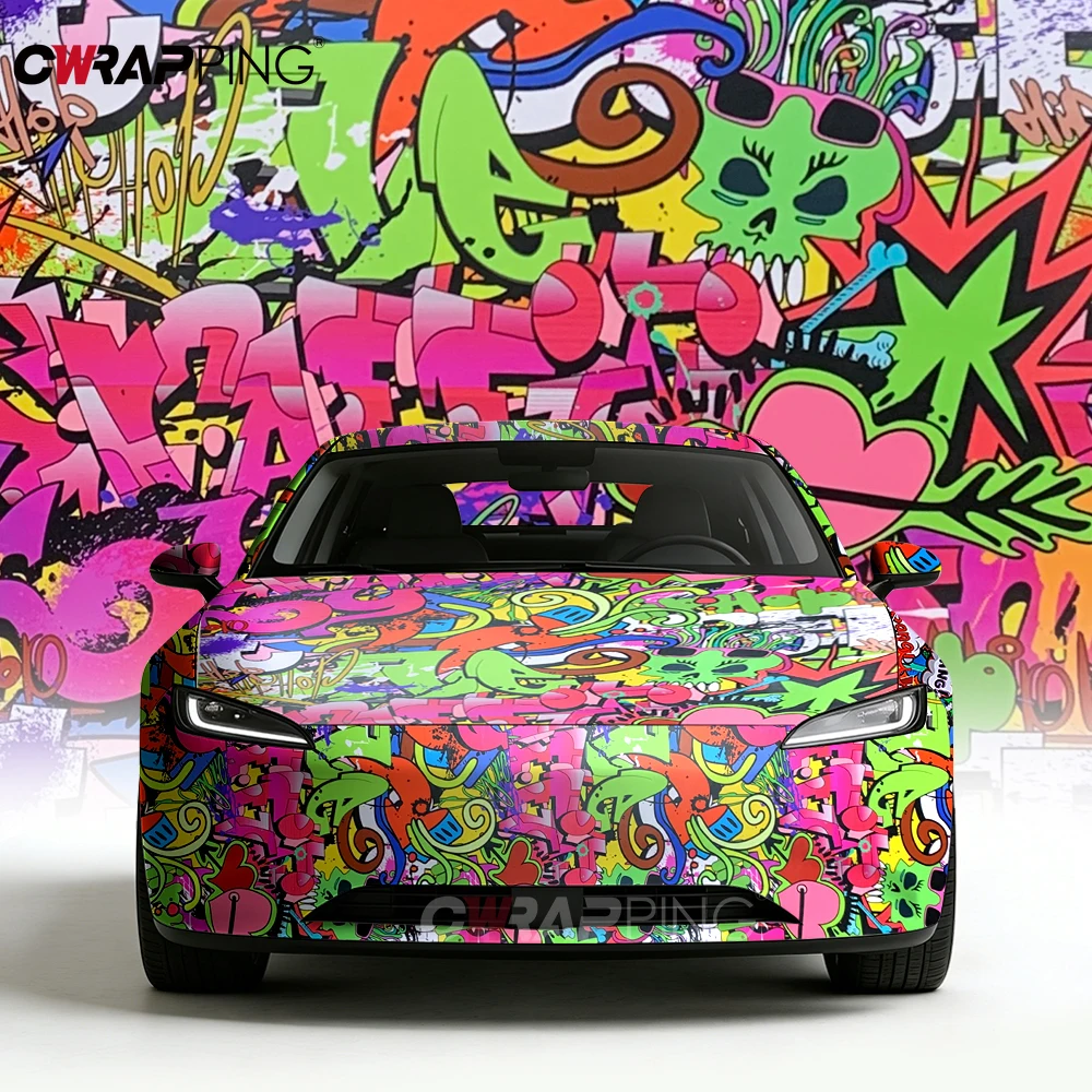 

Cartoon Films Automotive Vinyl for Motorcycle Car Wrapping Film Vehicle Decoration Skateboards DIY Street Graffiti Decor Sticker