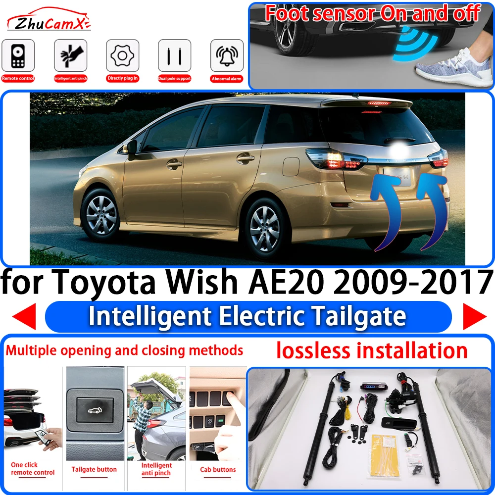 

ZhuCamX for Toyota Wish AE20 2009-2017 Power Liftgate Trunk Electric Suction Tailgate Intelligent Tail Gate Lift Strut System