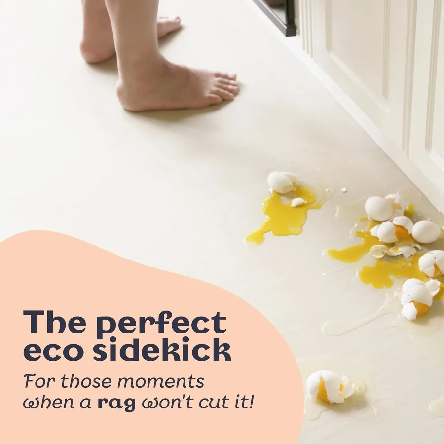 Toallas de papel de bambú, 6 rollos, 2 capas, sin plástico, toallas de papel de cocina, tamaño seleccionado, sin árboles, compostables, fuerte absorbente, sin tintes