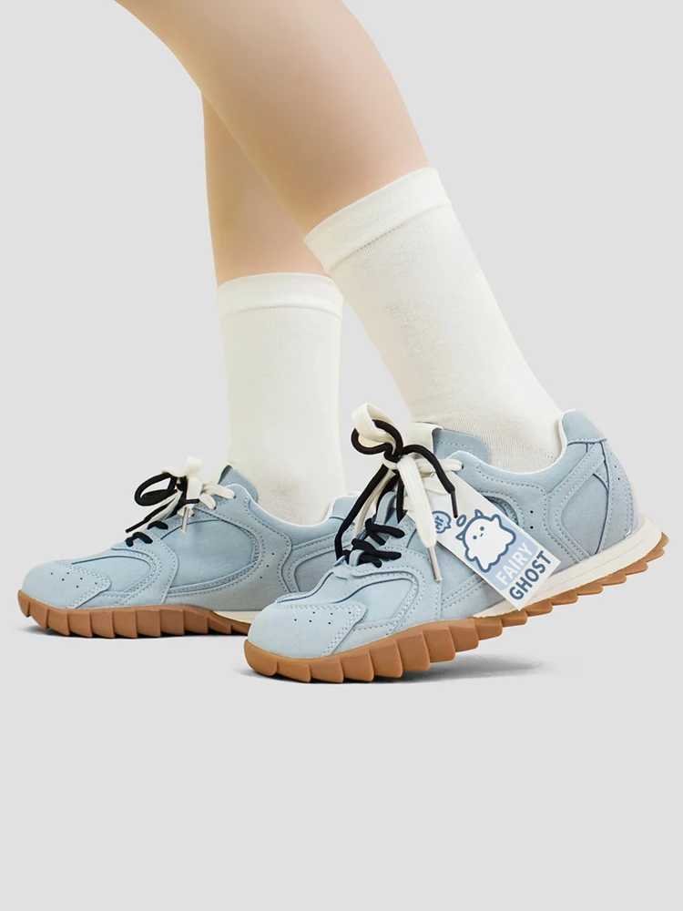 Retro Niche Flat Shoes For Girls New Ultra Soft Student Sports And Leisure Shoes Fashionable Youth Lace Up Single Shoes