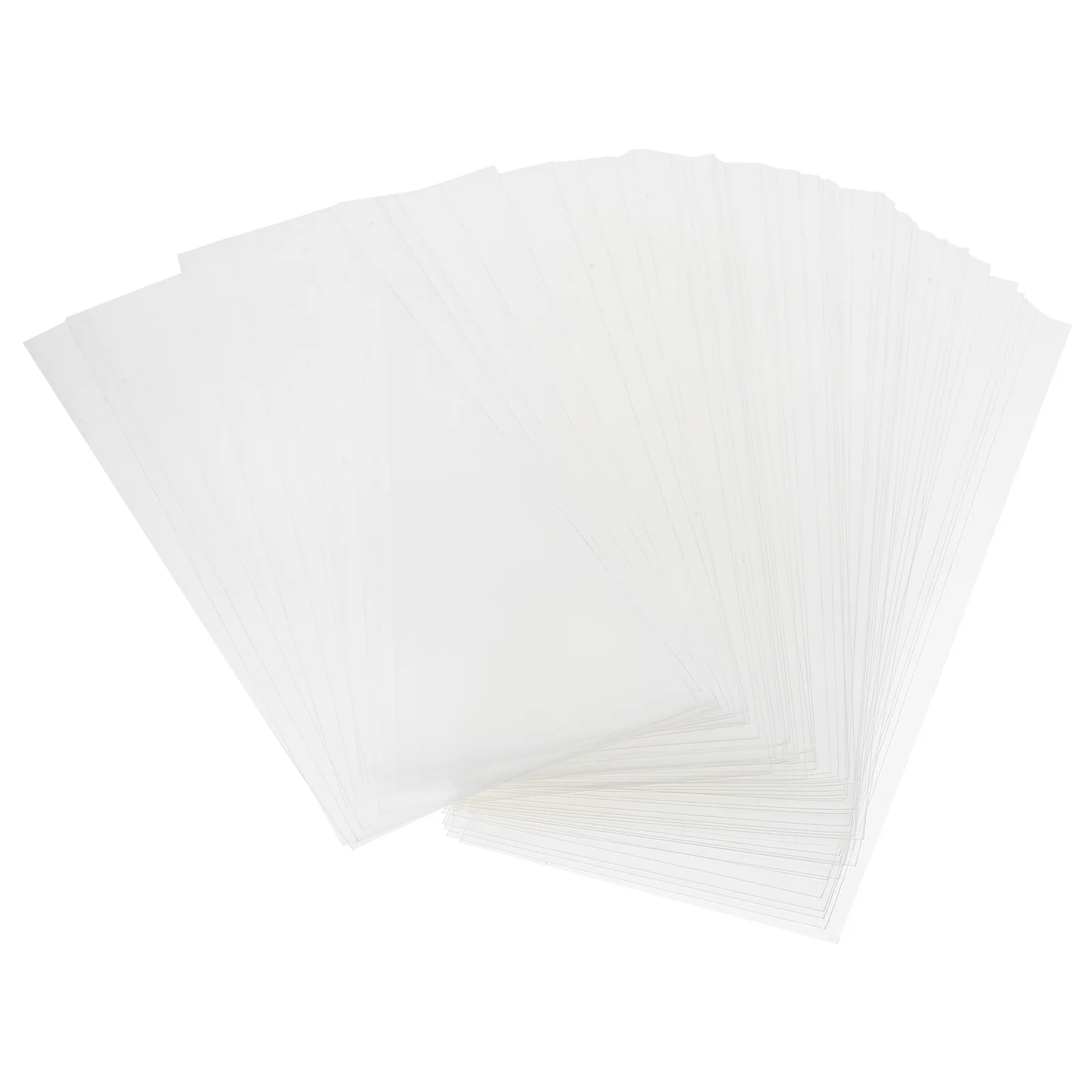 50pcs Paper Money Holder Clear Banknote Sleeves For Currency Collection Dust-Resistant Protective Pouch Portable Case